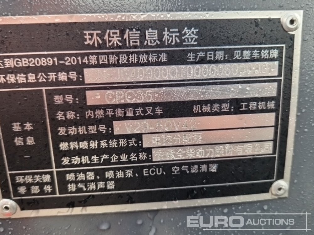 Xe nâng Unused 2025 HCHI CPC35: hình 36