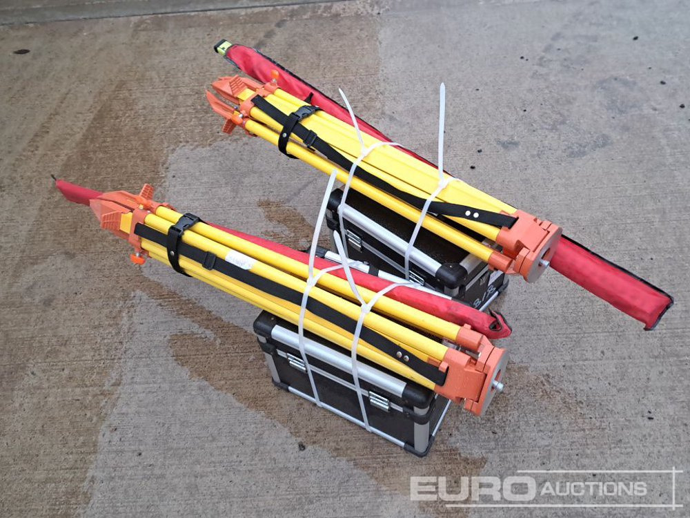 Unused 2025 SKLP Self-Leveling Rotary Laser Level with Batteries, Receiver, Tripod, Grade Rod (2 of) - Trang thiết bị xưởng: hình 4 Unused 2025 SKLP Self-Leveling Rotary Laser Level with Batteries, Receiver, Tripod, Grade Rod (2 of) - Trang thiết bị xưởng: hình 4