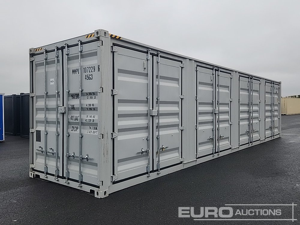 Unused 40' Container, 4 Side Double Doors (Cannot Be Reconsigned) - Container biển: hình 2 Unused 40' Container, 4 Side Double Doors (Cannot Be Reconsigned) - Container biển: hình 2