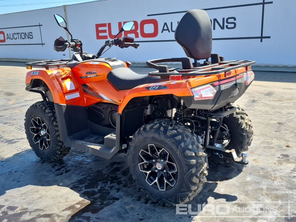 Unused Beast 450L, 4WD Petrol Quad Bike, Front Winch, Power Steering, Front & Rear Diff Lock, Alloy Wheels, LED Pack, Rear Tow Hitch, Backrest, T3b Engine - ATV/ Xe 4 bánh: hình 3 Unused Beast 450L, 4WD Petrol Quad Bike, Front Winch, Power Steering, Front & Rear Diff Lock, Alloy Wheels, LED Pack, Rear Tow Hitch, Backrest, T3b Engine - ATV/ Xe 4 bánh: hình 3