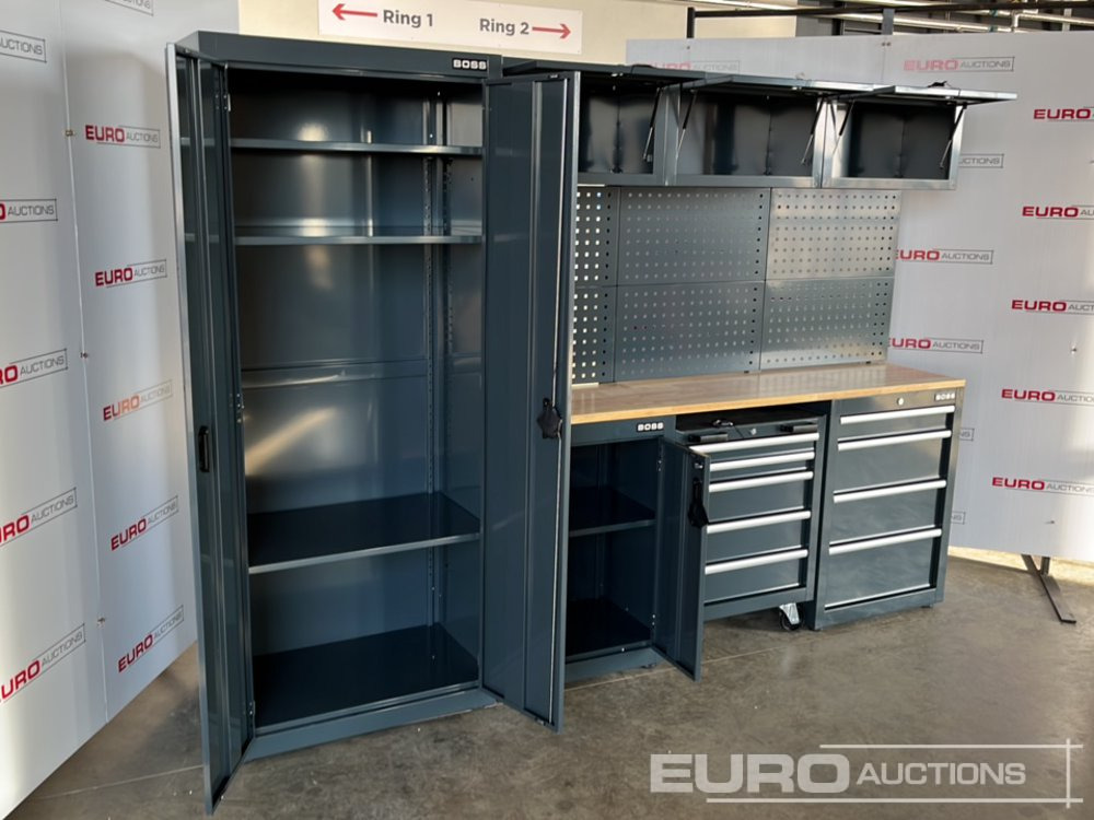 Unused Boss 2.6m 9 Drawer, 5 Cabinet Tool Station - Trang thiết bị xưởng: hình 5 Unused Boss 2.6m 9 Drawer, 5 Cabinet Tool Station - Trang thiết bị xưởng: hình 5