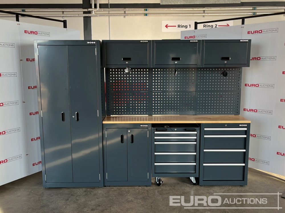 Unused Boss 2.6m 9 Drawer, 5 Cabinet Tool Station - Trang thiết bị xưởng: hình 2 Unused Boss 2.6m 9 Drawer, 5 Cabinet Tool Station - Trang thiết bị xưởng: hình 2