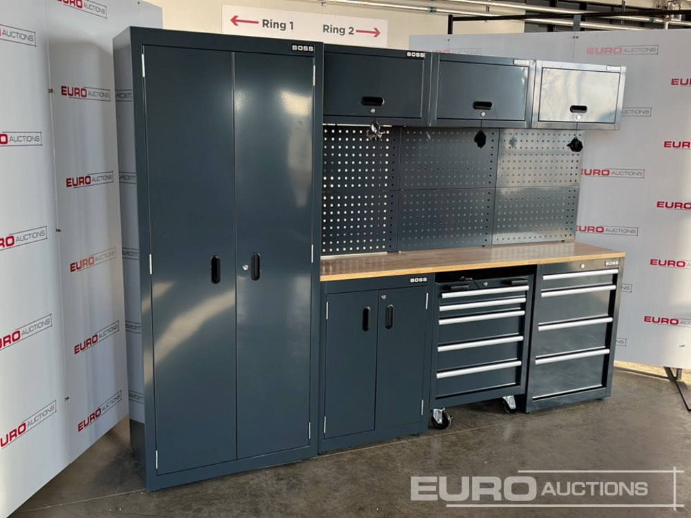 Unused Boss 2.6m 9 Drawer, 5 Cabinet Tool Station - Trang thiết bị xưởng: hình 3 Unused Boss 2.6m 9 Drawer, 5 Cabinet Tool Station - Trang thiết bị xưởng: hình 3