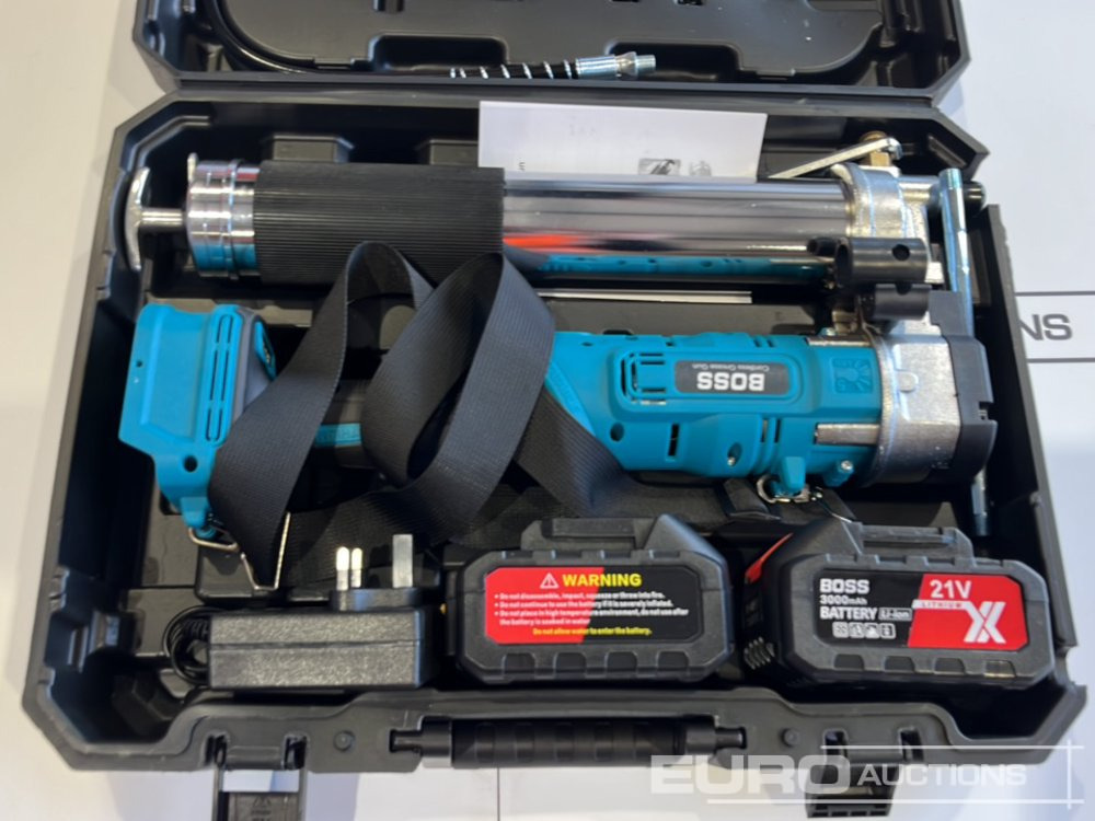 Unused Boss 21 Volt Lithium Battery Cordless Grease Gun - Trang thiết bị xưởng: hình 4 Unused Boss 21 Volt Lithium Battery Cordless Grease Gun - Trang thiết bị xưởng: hình 4