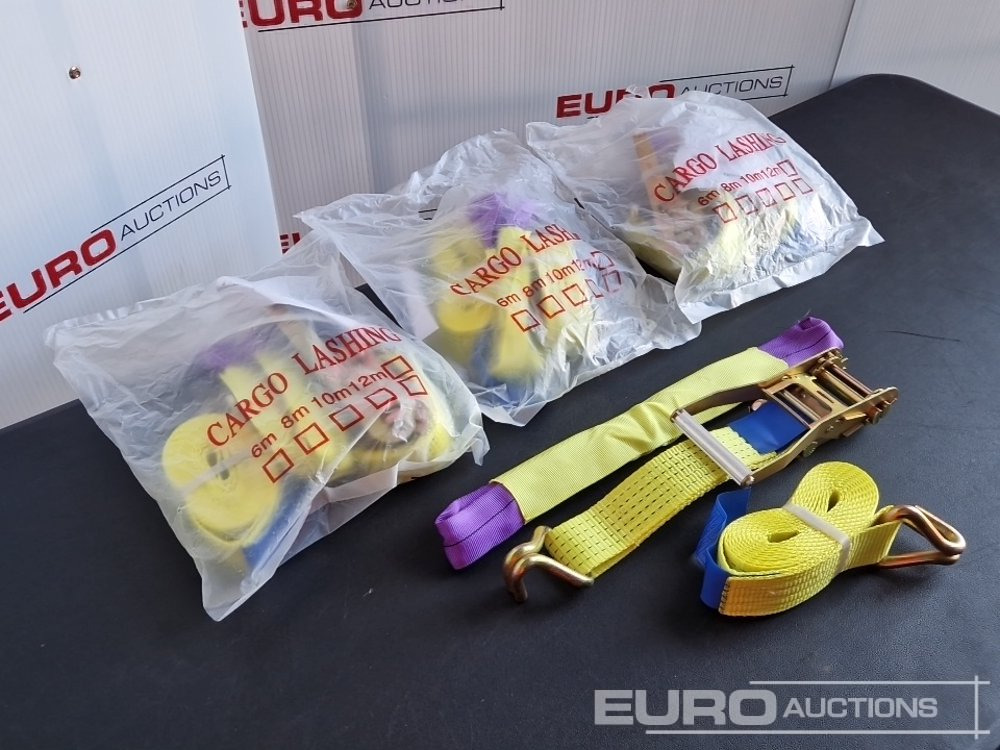 Unused Boss 4M x 50mm 5 Ton Ratchet Straps with Sling (4 of) - Trang thiết bị xưởng: hình 1 Unused Boss 4M x 50mm 5 Ton Ratchet Straps with Sling (4 of) - Trang thiết bị xưởng: hình 1