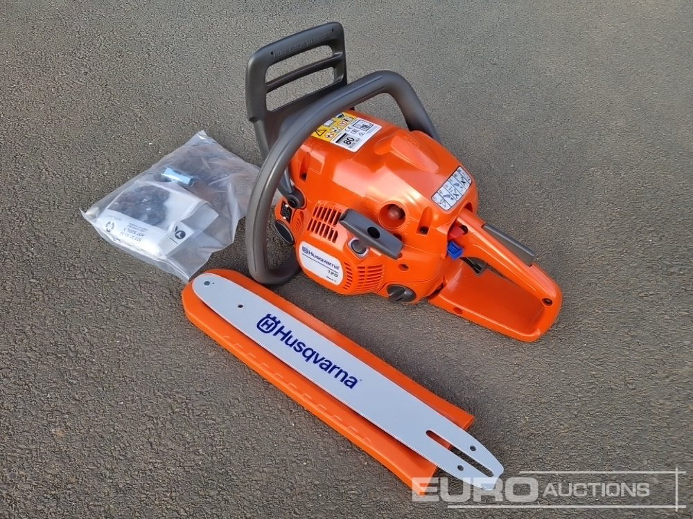 Unused Husqvarna 120 Mark II 14" Petrol Chain Saw - Trang thiết bị xưởng: hình 3 Unused Husqvarna 120 Mark II 14" Petrol Chain Saw - Trang thiết bị xưởng: hình 3