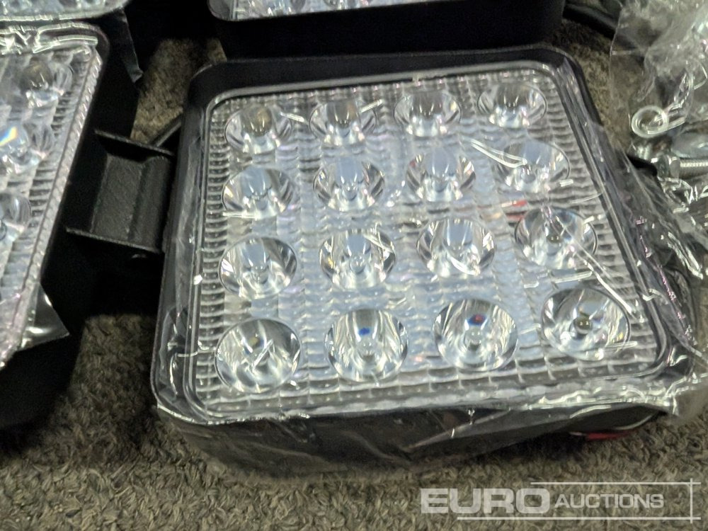 Trang thiết bị xây dựng Unused LED Work Lights, 48w, 12V/24V, Adjustable Bracket, IP67 Waterproof, 6000k White (10 of): hình 8
