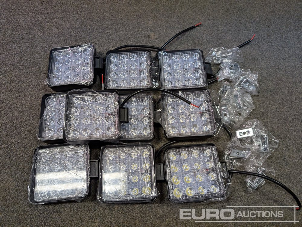 Trang thiết bị xây dựng Unused LED Work Lights, 48w, 12V/24V, Adjustable Bracket, IP67 Waterproof, 6000k White (10 of): hình 10