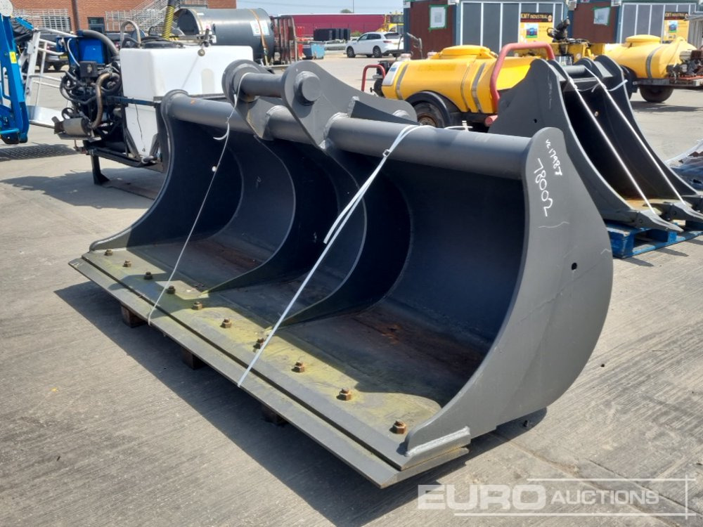 Unused Miller 108" Ditching Bucket 100mm Pin to suit 40 Ton Excavator - Gầu: hình 1 Unused Miller 108" Ditching Bucket 100mm Pin to suit 40 Ton Excavator - Gầu: hình 1