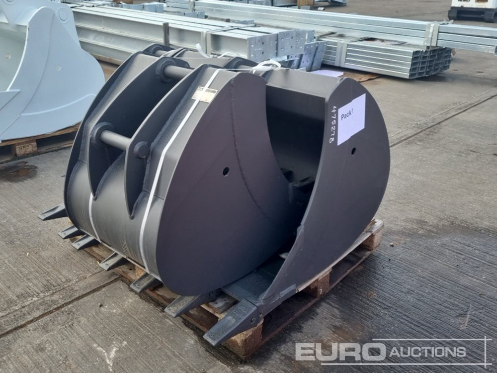 Unused Miller 36", 24", 12" Scoop Bucket 45mm Pin to suit 4-6 Ton Excavator - Gầu: hình 1 Unused Miller 36", 24", 12" Scoop Bucket 45mm Pin to suit 4-6 Ton Excavator - Gầu: hình 1