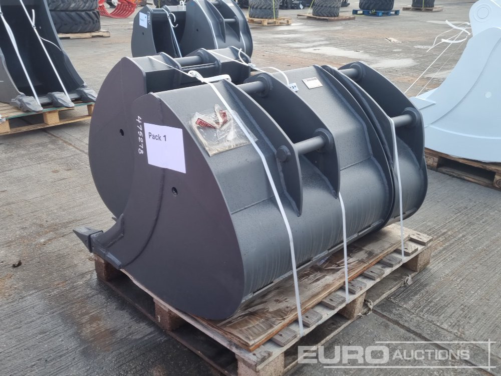 Unused Miller 36", 24", 12" Scoop Bucket 45mm Pin to suit 4-6 Ton Excavator - Gầu: hình 3 Unused Miller 36", 24", 12" Scoop Bucket 45mm Pin to suit 4-6 Ton Excavator - Gầu: hình 3