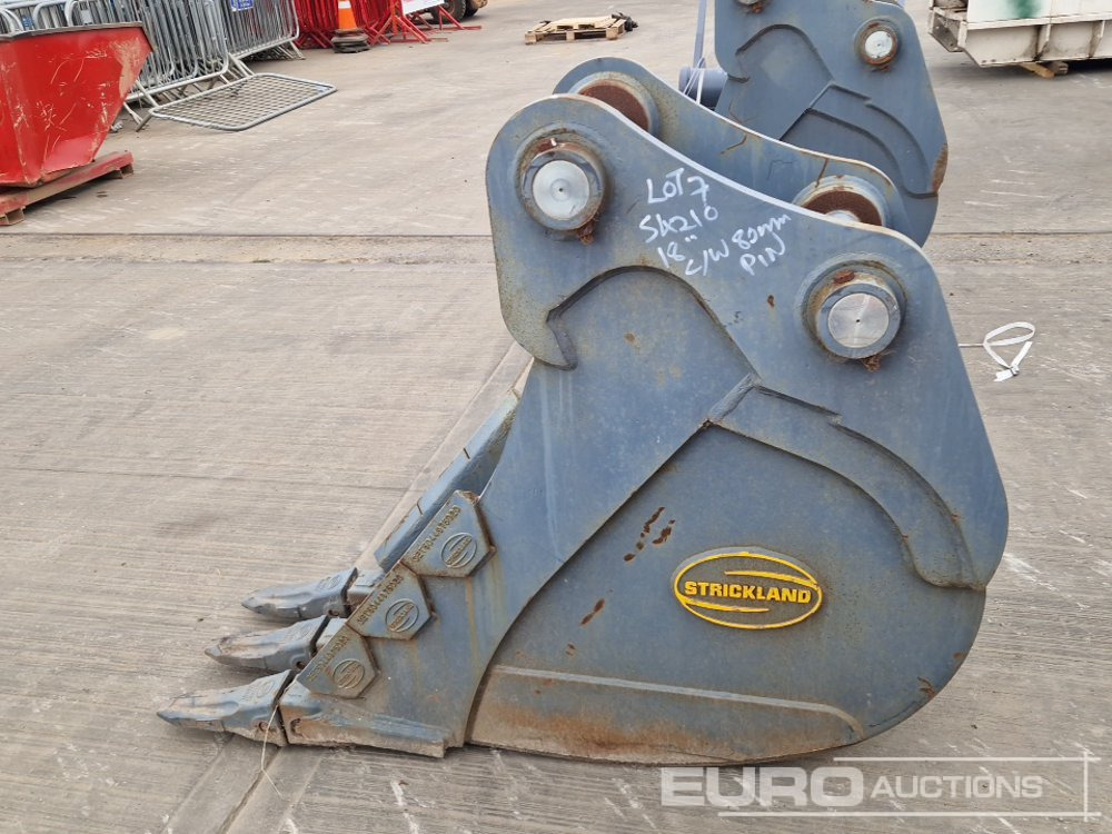 Unused Strickland 18" Digging Bucket 80mm Pin to suit 20 Ton Excavator - Gầu: hình 2 Unused Strickland 18" Digging Bucket 80mm Pin to suit 20 Ton Excavator - Gầu: hình 2
