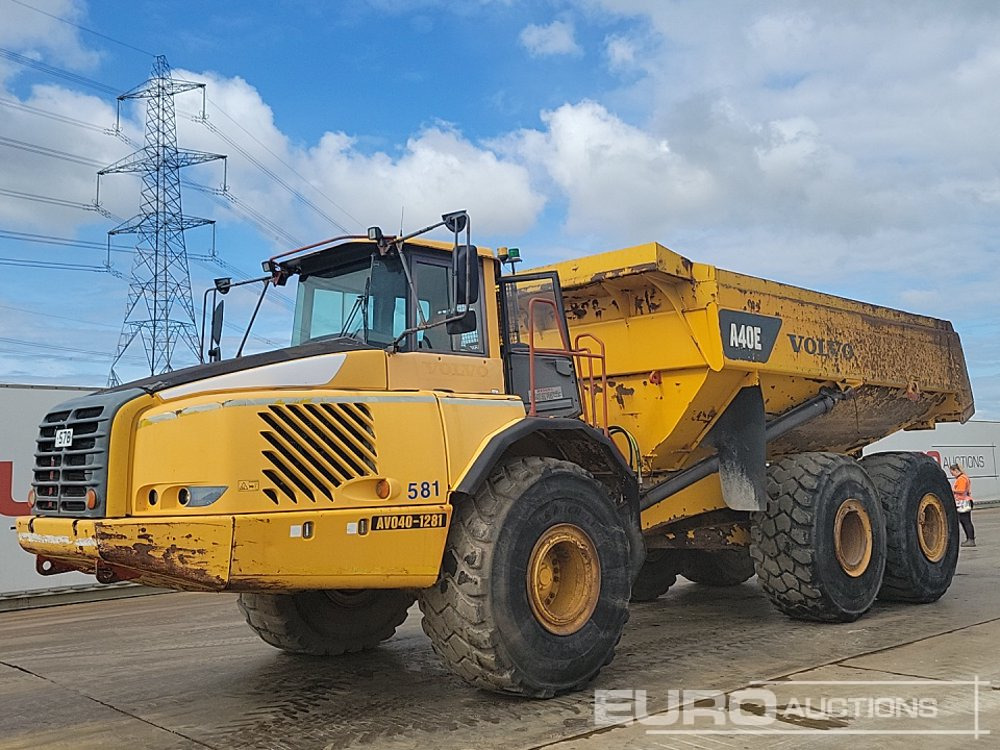 Volvo A40E - Xe ben đổ có khớp nối: hình 1 Volvo A40E - Xe ben đổ có khớp nối: hình 1