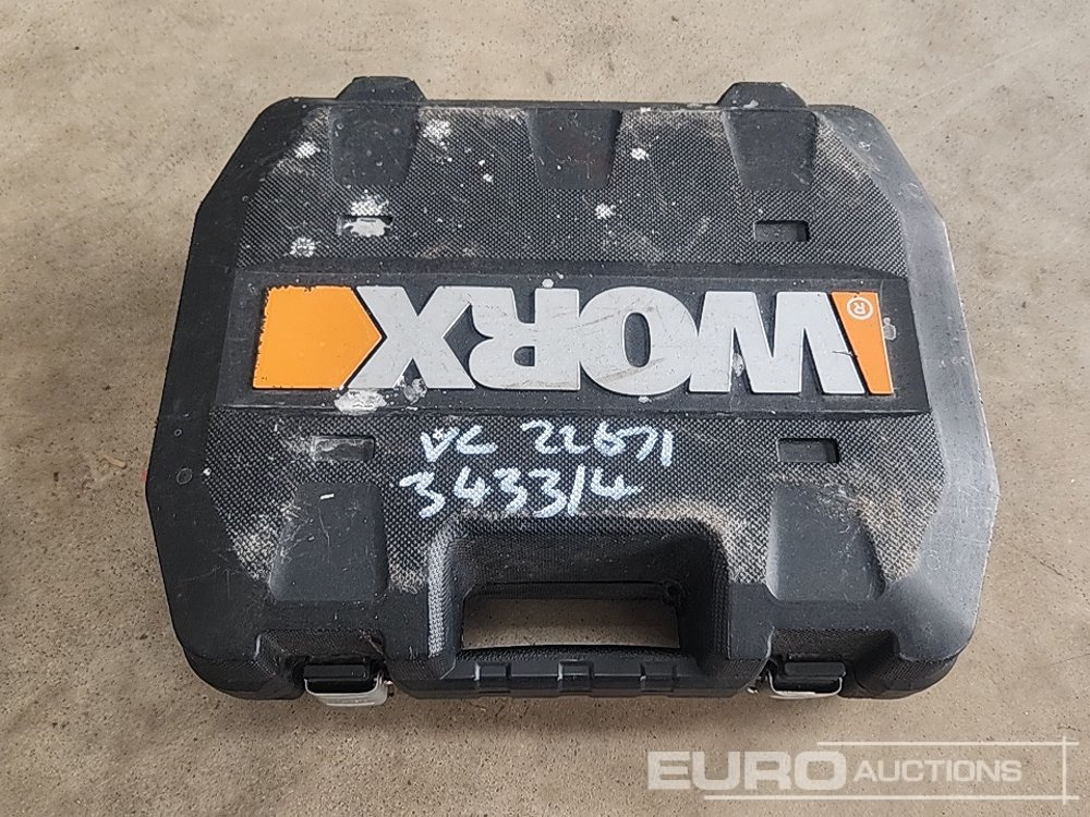 Trang thiết bị xây dựng Worx 18 Volt Cordless Drill, 2 Batterys, Charger: hình 8