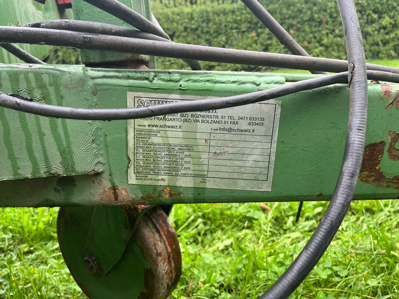 Rimorchio usato Schwarz t6057 - Toa kéo nền bục trang trại: hình 4 Rimorchio usato Schwarz t6057 - Toa kéo nền bục trang trại: hình 4