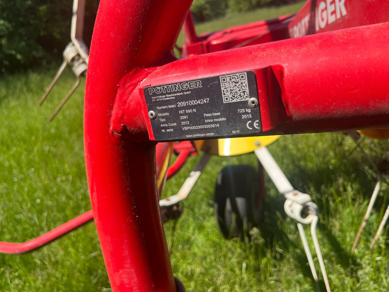 Voltafieno usato Pottinger Hit 690 N - Dàn trải/ Cào: hình 5 Voltafieno usato Pottinger Hit 690 N - Dàn trải/ Cào: hình 5