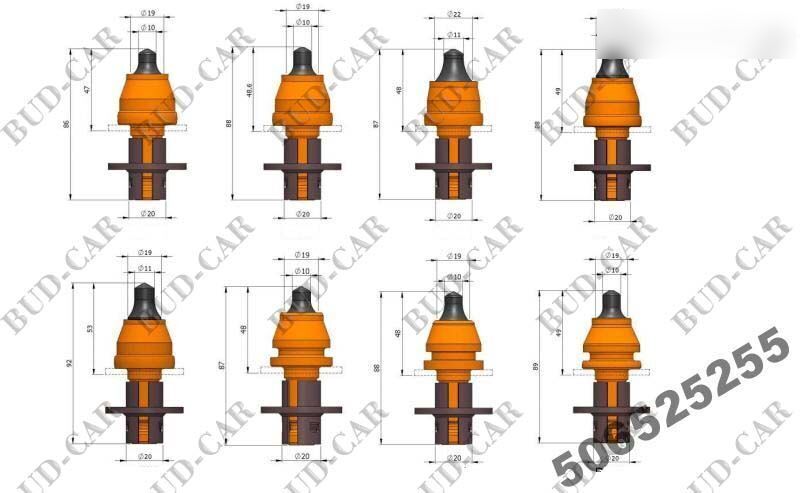 Phụ tùng cho Máy bào lạnh mới New węglikiem spiekanym Rock Combo  for asphalt milling machine: hình 12