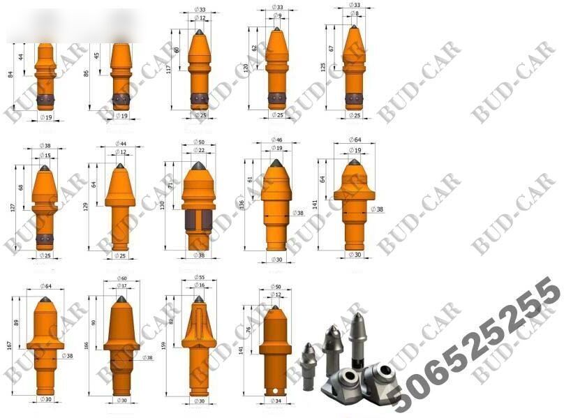 Phụ tùng cho Máy bào lạnh mới New węglikiem spiekanym Rock Combo  for asphalt milling machine: hình 15