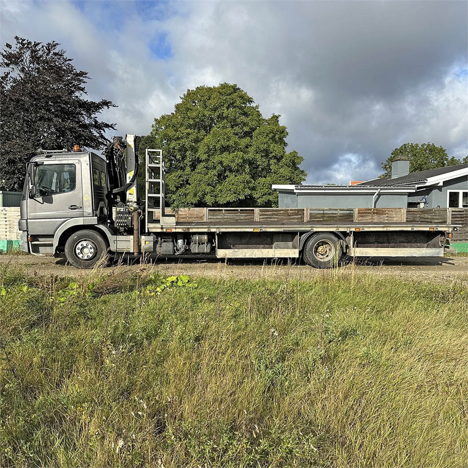 Xe tải thùng lửng/ Phẳng, Xe cẩu tự hành Mercedes Atego 1524 LL: hình 7