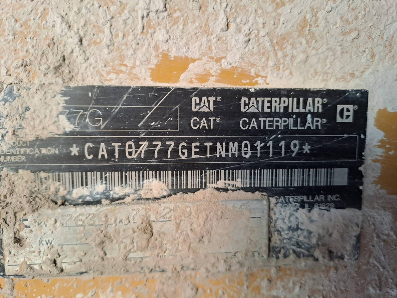 Xe ben cứng/ Xe chở đá CAT 777G: hình 6