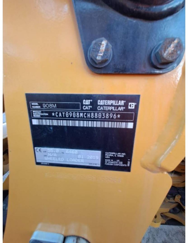 CAT 908M - Máy xúc lật bánh lốp: hình 5 CAT 908M - Máy xúc lật bánh lốp: hình 5