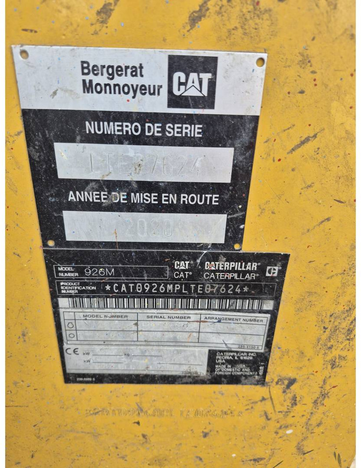 Máy xúc lật bánh lốp CAT 926M: hình 6