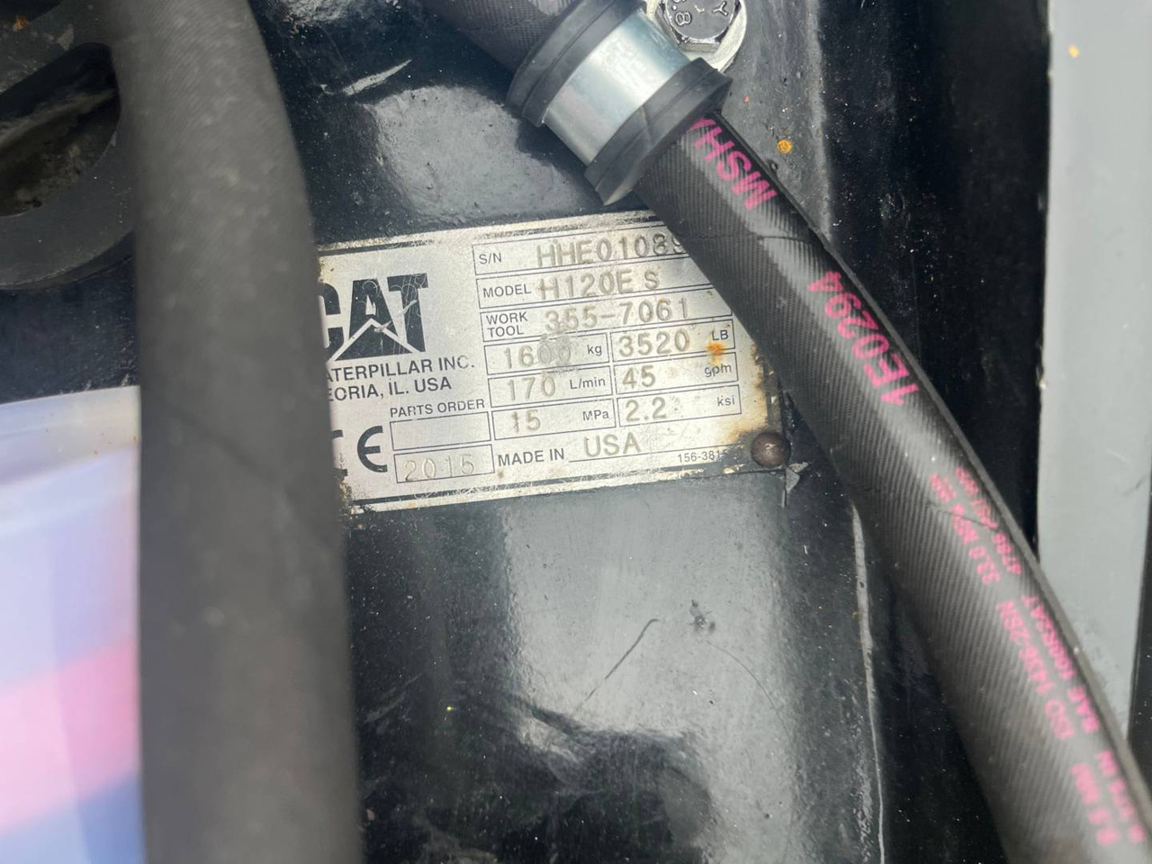 CAT H120S/CW40S/BRH - Búa thủy lực: hình 3 CAT H120S/CW40S/BRH - Búa thủy lực: hình 3