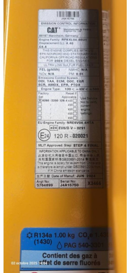 Máy xúc bánh lốp CAT M318-07: hình 8 Máy xúc bánh lốp CAT M318-07: hình 8