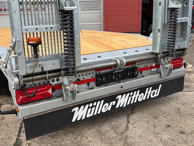 Müller-Mitteltal ETÜTAR 14,4 Plateau, LED Runduml. Containerver - Rơ moóc thùng thấp: hình 5 Müller-Mitteltal ETÜTAR 14,4 Plateau, LED Runduml. Containerver - Rơ moóc thùng thấp: hình 5