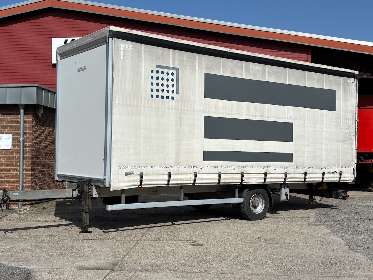 Tang 1achs Edscha, Schiebeplane 7,25m - Rơ moóc mui bạt: hình 1 Tang 1achs Edscha, Schiebeplane 7,25m - Rơ moóc mui bạt: hình 1