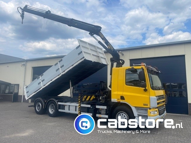DAF CF 75.310 FAN 6x2 Euro 5 - MANUAL - Bouwjaar 2008 - Kipper - Palfinger PK 15002 Performance - Km 550.899 - Good condition! - Xe cẩu tự hành: hình 1 DAF CF 75.310 FAN 6x2 Euro 5 - MANUAL - Bouwjaar 2008 - Kipper - Palfinger PK 15002 Performance - Km 550.899 - Good condition! - Xe cẩu tự hành: hình 1