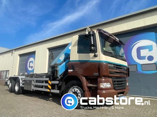 DAF CF 85.340 6X2 Euro 3 - Haakarm containersystem - Hooklift - Abrollkipper - Year 2004 - HMF 1680-K2 Crane - Grua - Ladekran - Autolaadkraan - Xe tải nâng móc, Xe cẩu tự hành: hình 4 DAF CF 85.340 6X2 Euro 3 - Haakarm containersystem - Hooklift - Abrollkipper - Year 2004 - HMF 1680-K2 Crane - Grua - Ladekran - Autolaadkraan - Xe tải nâng móc, Xe cẩu tự hành: hình 4