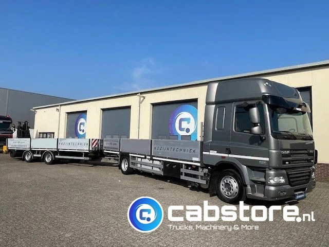 DAF CF 85 .360 4x2 Euro 5 - Open laadbak + WebTrailer open laadbak - Year 2012 - Good condition - Xe tải thùng lửng/ Phẳng: hình 1 DAF CF 85 .360 4x2 Euro 5 - Open laadbak + WebTrailer open laadbak - Year 2012 - Good condition - Xe tải thùng lửng/ Phẳng: hình 1