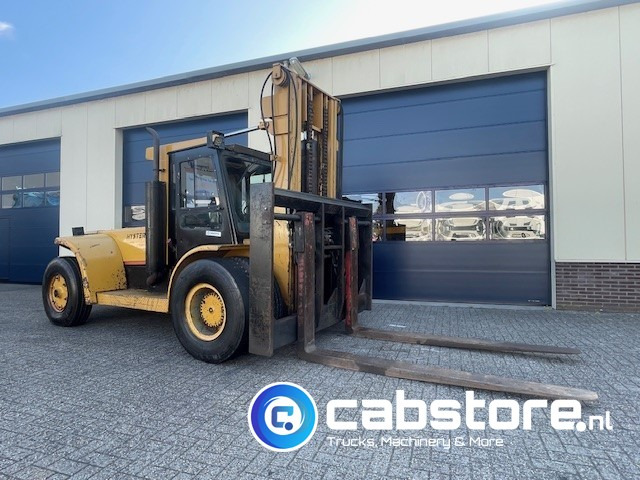 Hyster H 15.00 B Hyster H 15.00 B Heftruck ( H150D ) - Forklift - Gabelstapler - 15 Ton - Year 1989 - 7035 Hours - Side shift - Fork adjustment - Xe nâng diesel: hình 1 Hyster H 15.00 B Hyster H 15.00 B Heftruck ( H150D ) - Forklift - Gabelstapler - 15 Ton - Year 1989 - 7035 Hours - Side shift - Fork adjustment - Xe nâng diesel: hình 1
