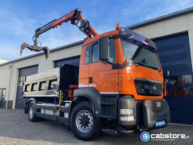 MAN TGS 18.320 4X4H BL EEV Euro 5 - ATLAS 126.3E Laadkraan - 2-zijdige kipper - Bouwjaar 2013 - Km 205.974 !! - Good condition - NL Truck - Xe cẩu tự hành: hình 2 MAN TGS 18.320 4X4H BL EEV Euro 5 - ATLAS 126.3E Laadkraan - 2-zijdige kipper - Bouwjaar 2013 - Km 205.974 !! - Good condition - NL Truck - Xe cẩu tự hành: hình 2