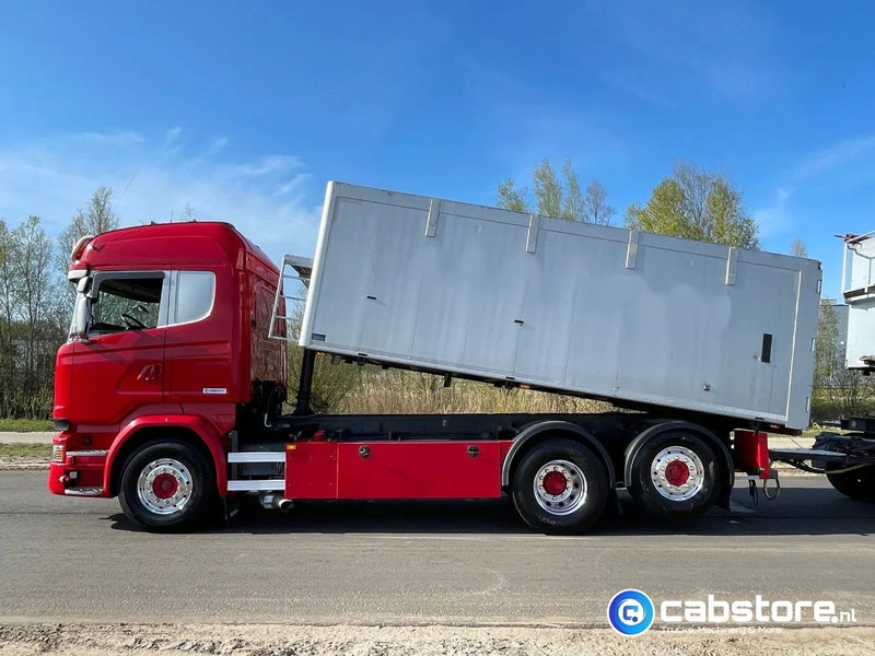 Scania LB6X2*4HNB Euro 6 - Year 2016 - RETARDER - ALUMINIUM kipper + FLOOR kipper aanhangwagen - Good Condition !! - Xe bồn: hình 5 Scania LB6X2*4HNB Euro 6 - Year 2016 - RETARDER - ALUMINIUM kipper + FLOOR kipper aanhangwagen - Good Condition !! - Xe bồn: hình 5