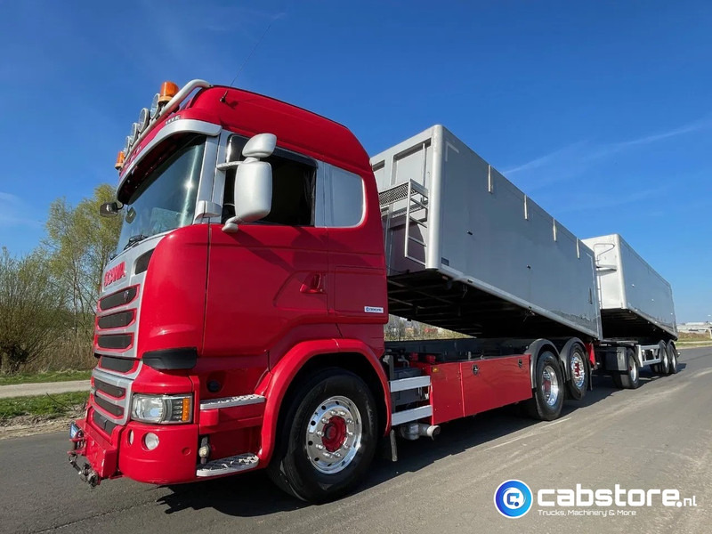 Scania R450 LB6X2*4HNB Euro 6 - Year 2016 - RETARDER - ALUMINIUM kipper + FLOOR kipper aanhangwagen - Good Condition !! - Xe ben: hình 1 Scania R450 LB6X2*4HNB Euro 6 - Year 2016 - RETARDER - ALUMINIUM kipper + FLOOR kipper aanhangwagen - Good Condition !! - Xe ben: hình 1