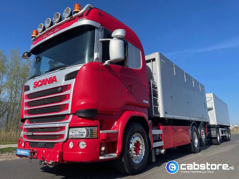 Scania R450 LB6X2*4HNB Euro 6 - Year 2016 - RETARDER - ALUMINIUM kipper + FLOOR kipper aanhangwagen - Good Condition !! - Xe ben: hình 3 Scania R450 LB6X2*4HNB Euro 6 - Year 2016 - RETARDER - ALUMINIUM kipper + FLOOR kipper aanhangwagen - Good Condition !! - Xe ben: hình 3