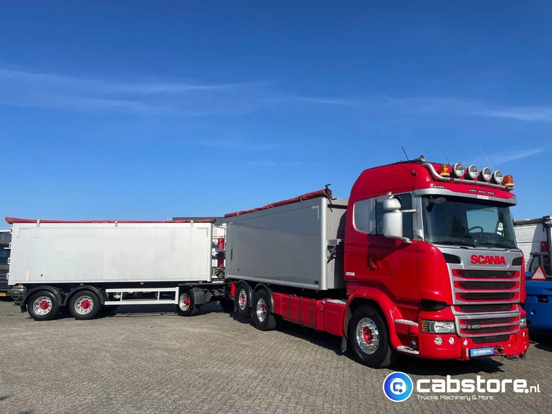 Scania R450 LB6X2*4HNB Euro 6 - Year 2016 - RETARDER - ALUMINIUM kipper + FLOOR kipper aanhangwagen - Good Condition !! - Xe ben: hình 4 Scania R450 LB6X2*4HNB Euro 6 - Year 2016 - RETARDER - ALUMINIUM kipper + FLOOR kipper aanhangwagen - Good Condition !! - Xe ben: hình 4