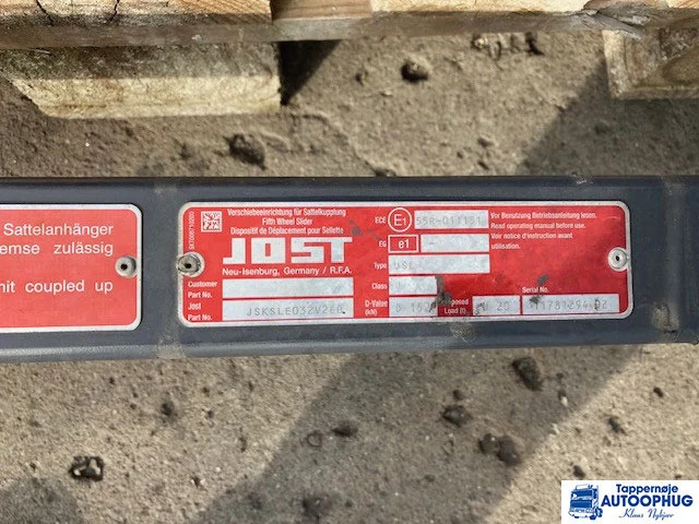 Scania JOST skammel flytbar - Khớp nối bánh xe thứ năm cho Xe tải: hình 5 Scania JOST skammel flytbar - Khớp nối bánh xe thứ năm cho Xe tải: hình 5