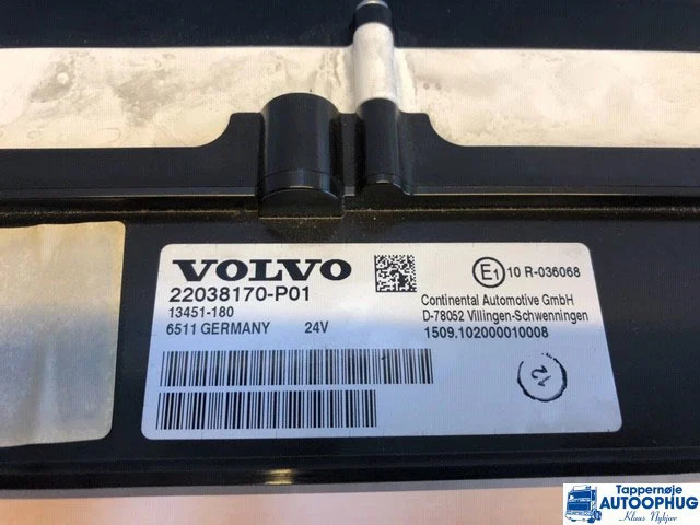 Volvo FH4/FM4 Instrument / Dashboard OEM 22038170 / 21589170 - Linh kiện điện cho Xe tải: hình 1 Volvo FH4/FM4 Instrument / Dashboard OEM 22038170 / 21589170 - Linh kiện điện cho Xe tải: hình 1