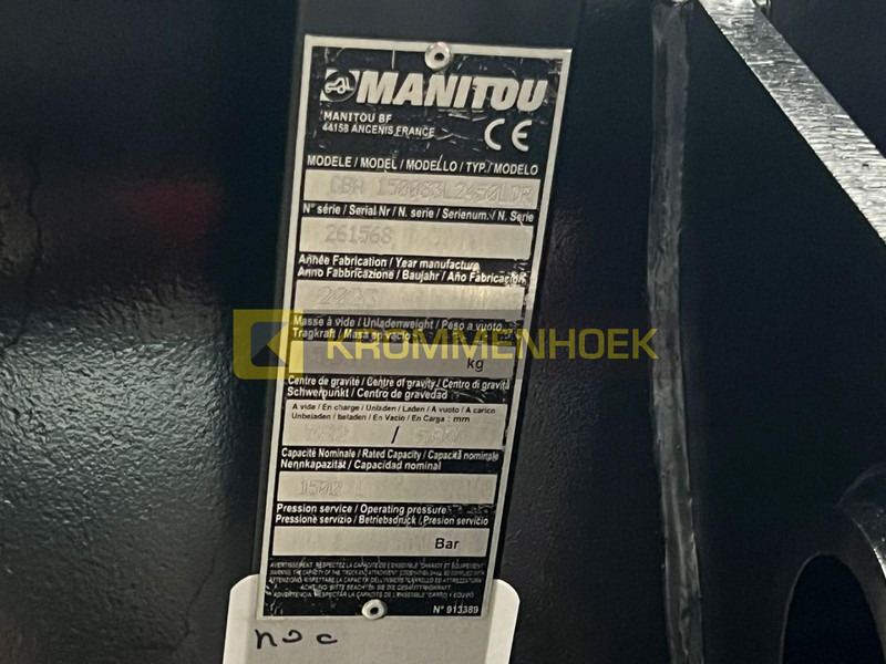 Gầu mới Manitou CBA 1500 Volume bak: hình 7