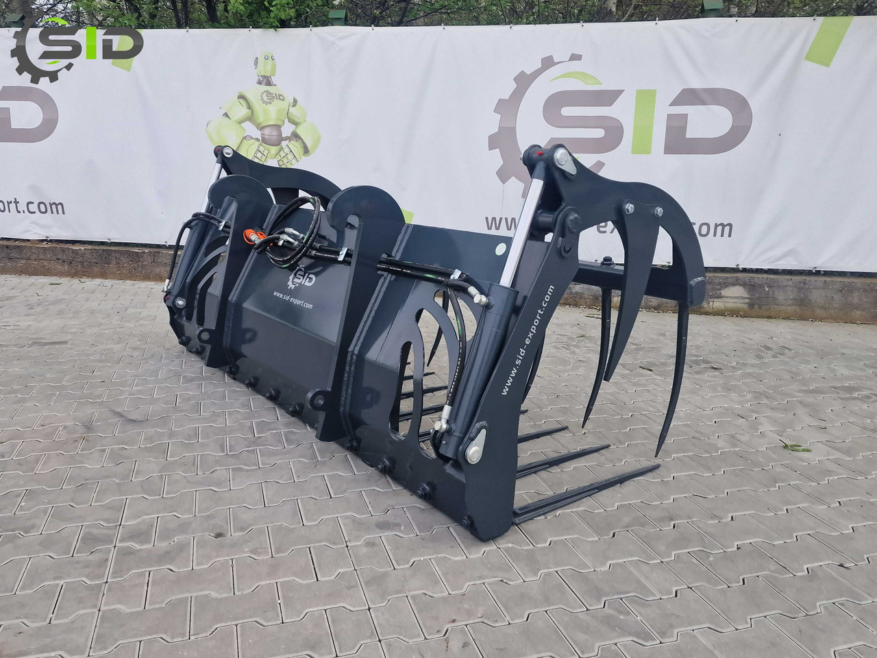 SID Krokodilgebiss Krokodilzange XL / Crocodile manure fork with grapple XL 1,8 m - Chĩa cho Máy móc nông nghiệp: hình 3 SID Krokodilgebiss Krokodilzange XL / Crocodile manure fork with grapple XL 1,8 m - Chĩa cho Máy móc nông nghiệp: hình 3