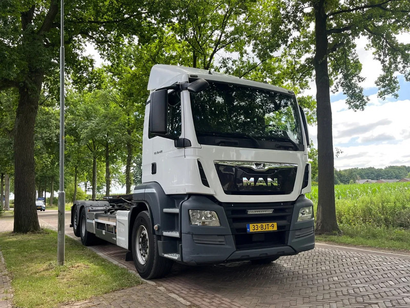 MAN TGS 26.420 container systeem met kabels - Xe chở container/ Xe tải hoán đổi thân: hình 1 MAN TGS 26.420 container systeem met kabels - Xe chở container/ Xe tải hoán đổi thân: hình 1