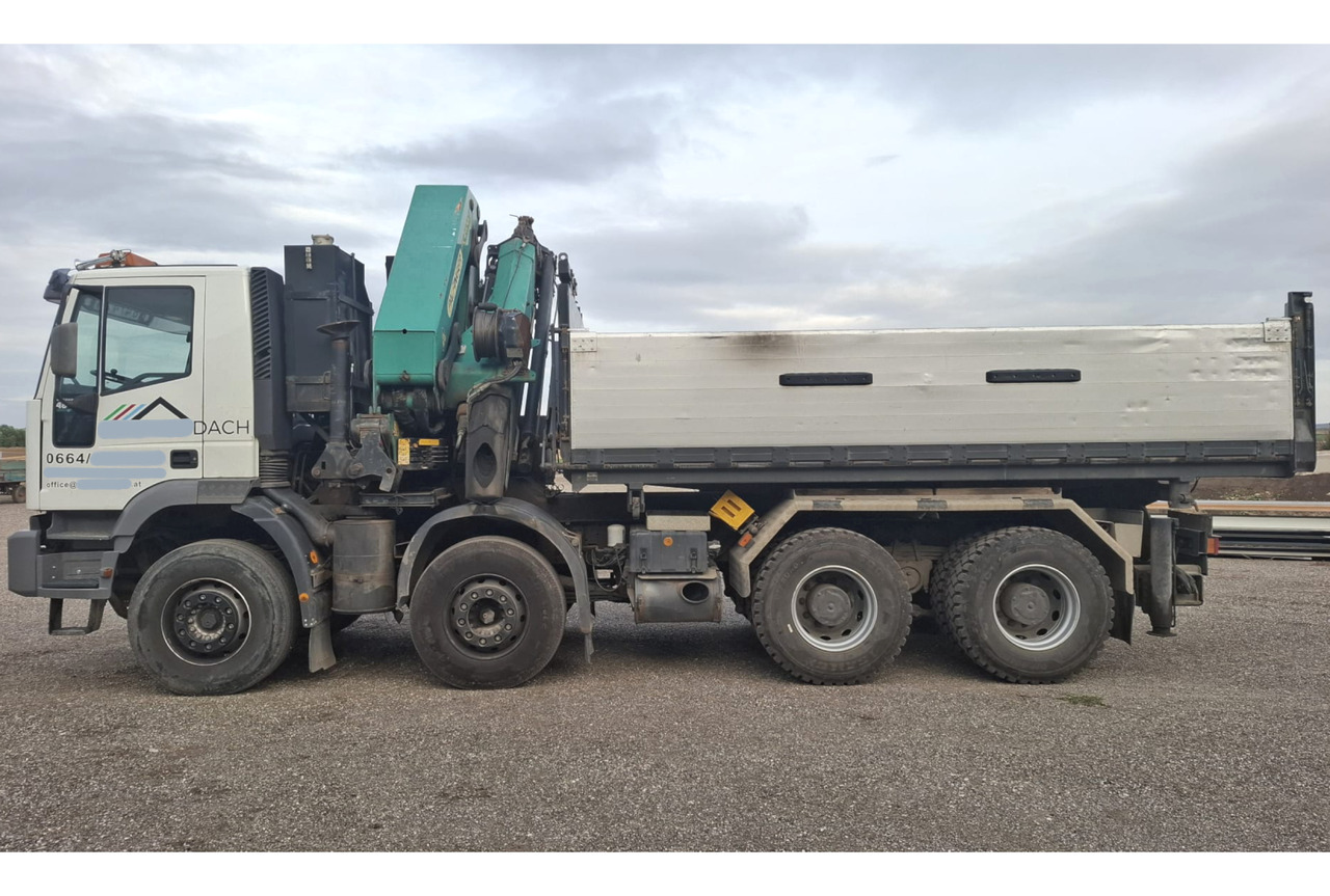 IVECO 480 EUROTRAKKER 8x4/TÜV/Palfinger PK 44002 G/MEILLER - Xe ben, Xe cẩu tự hành: hình 1 IVECO 480 EUROTRAKKER 8x4/TÜV/Palfinger PK 44002 G/MEILLER - Xe ben, Xe cẩu tự hành: hình 1