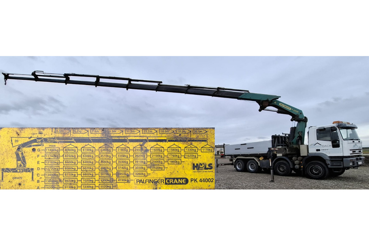 IVECO 480 EUROTRAKKER 8x4/TÜV/Palfinger PK 44002 G/MEILLER - Xe ben, Xe cẩu tự hành: hình 4 IVECO 480 EUROTRAKKER 8x4/TÜV/Palfinger PK 44002 G/MEILLER - Xe ben, Xe cẩu tự hành: hình 4