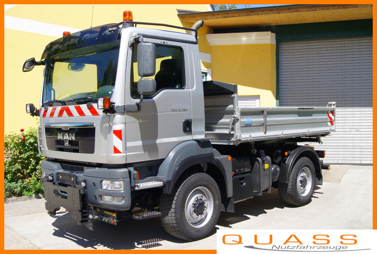MAN TGM 13.290/4x4/TÜV/Euro 5/einzelbereift/Winterdienst/MEILLER - Xe ben: hình 1 MAN TGM 13.290/4x4/TÜV/Euro 5/einzelbereift/Winterdienst/MEILLER - Xe ben: hình 1