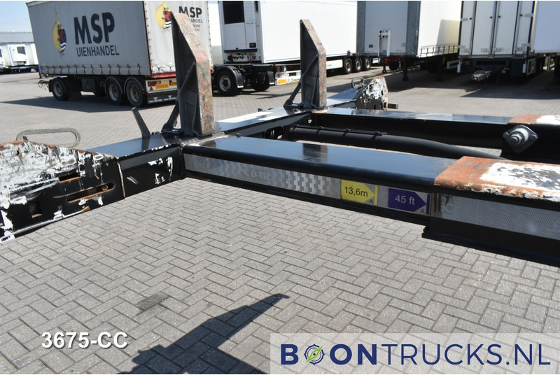 Xe chở container/ Sơ mi rơ moóc hoán đổi thân D-Tec FLEXITRAILER | 2x20-30-40-45ft HC * BPW / DISC * ALCOA * 3x EXTENDABLE: hình 8