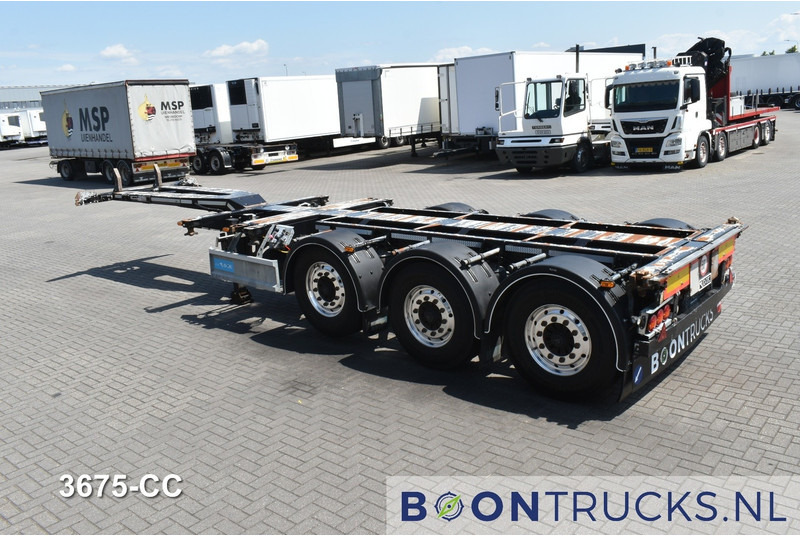 D-Tec FLEXITRAILER | 2x20-30-40-45ft HC * BPW / DISC * ALCOA * 3x EXTENDABLE - Xe chở container/ Sơ mi rơ moóc hoán đổi thân: hình 3 D-Tec FLEXITRAILER | 2x20-30-40-45ft HC * BPW / DISC * ALCOA * 3x EXTENDABLE - Xe chở container/ Sơ mi rơ moóc hoán đổi thân: hình 3