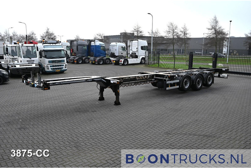 D-Tec FLEXITRAILER LS | 2x20-30-40-45ft HC * 2x LIFTAS * BPW / SCHIJF * APK 01-2027 - Xe chở container/ Sơ mi rơ moóc hoán đổi thân: hình 4 D-Tec FLEXITRAILER LS | 2x20-30-40-45ft HC * 2x LIFTAS * BPW / SCHIJF * APK 01-2027 - Xe chở container/ Sơ mi rơ moóc hoán đổi thân: hình 4
